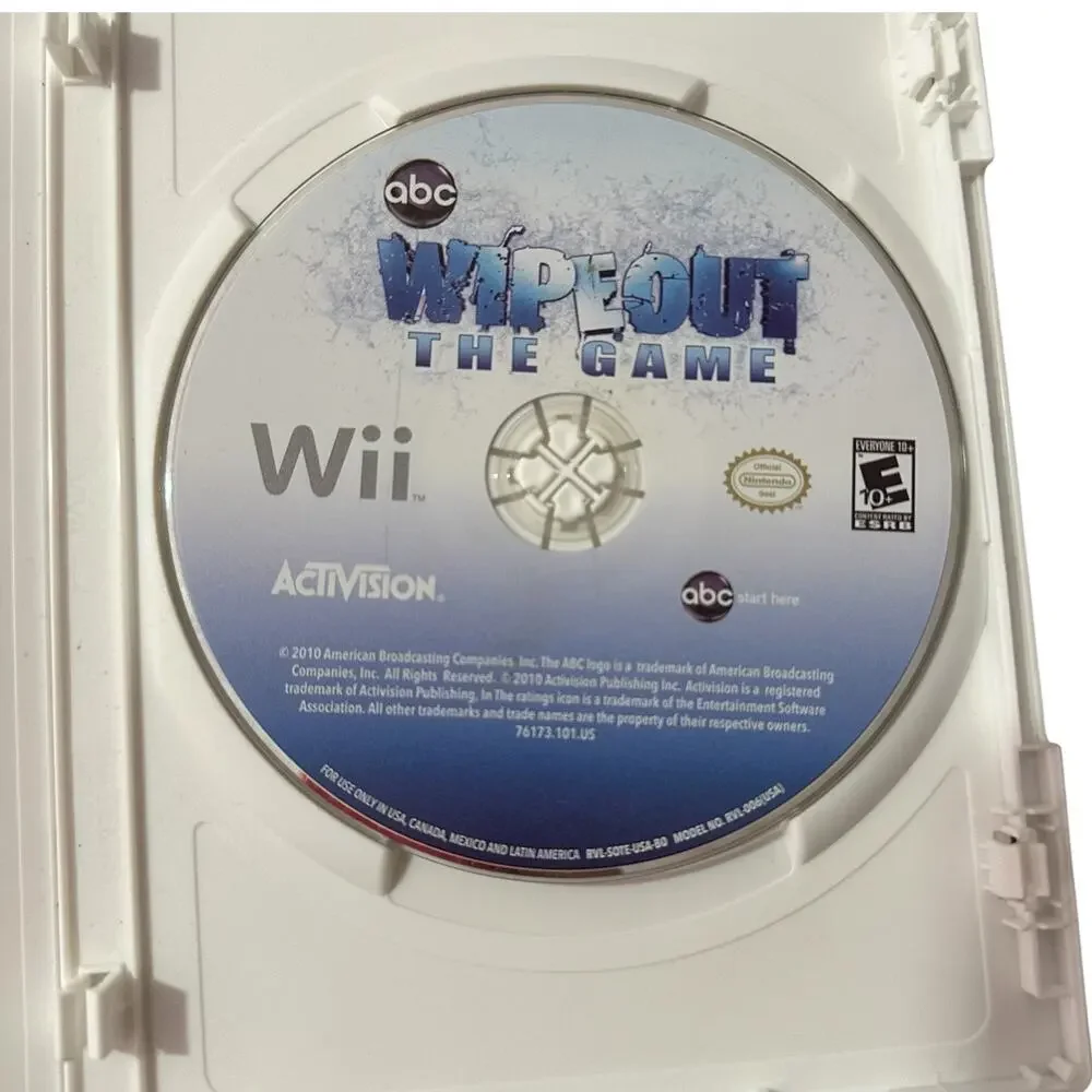ABC Wipeout The Game Nintendo Wii Untested Gamer Gaming Reality TV Show Obstacle
